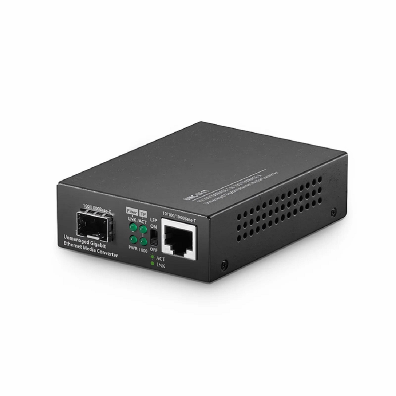 FyberOptix IES1111W-2PD, 1-Port 10/100M Fast Ethernet Long Reach PoE over UTP Extender, 1 x 10/100BASE-T RJ45 Input to 1 x PoE+ Output, -20 to 70Â°C Operating Temperature