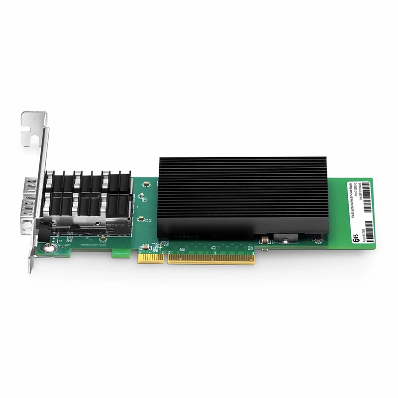 FyberOptix Intel X710-BM2 Based Ethernet Network Interface Card, 10G Dual-Port SFP+, PCIe 3.0 x 8, Comparable to Intel X710-DA2, Full Height&Low Profile