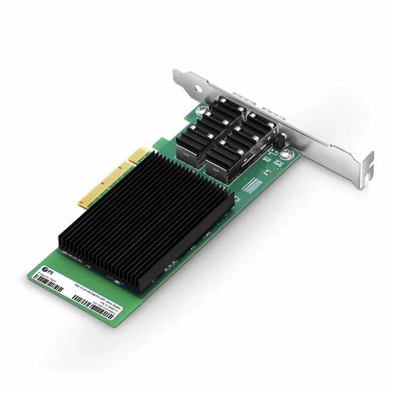 FyberOptix Intel X710-BM2 Based Ethernet Network Interface Card, 10G Dual-Port SFP+, PCIe 3.0 x 8, Comparable to Intel X710-DA2, Full Height&Low Profile