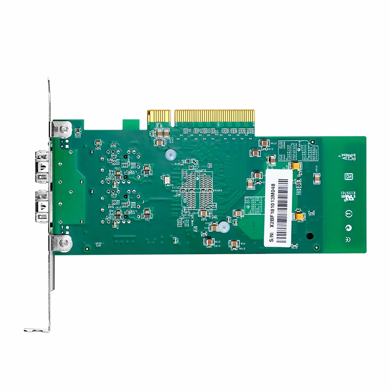 FyberOptix Intel X710-BM2 Based Ethernet Network Interface Card, 10G Dual-Port SFP+, PCIe 3.0 x 8, Comparable to Intel X710-DA2, Full Height&Low Profile