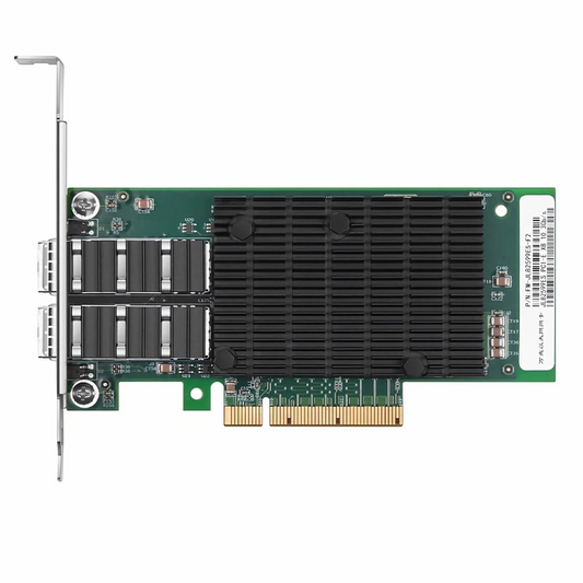 FyberOptix Intel 82599ES Based Ethernet Network Interface Card, 10G Dual-Port SFP+, PCIe 2.0 x8, Comparable to Intel X520-DA2, Full Height&Low Profile