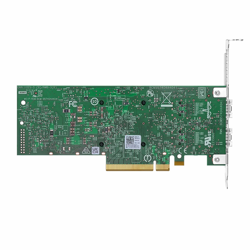 FyberOptix BroadcomÂ® BCM957414A4142CC Ethernet Network Interface Card, P225P 25GbE Dual-port SFP28, PCIe 3.0 x8, Standard & Low Profile