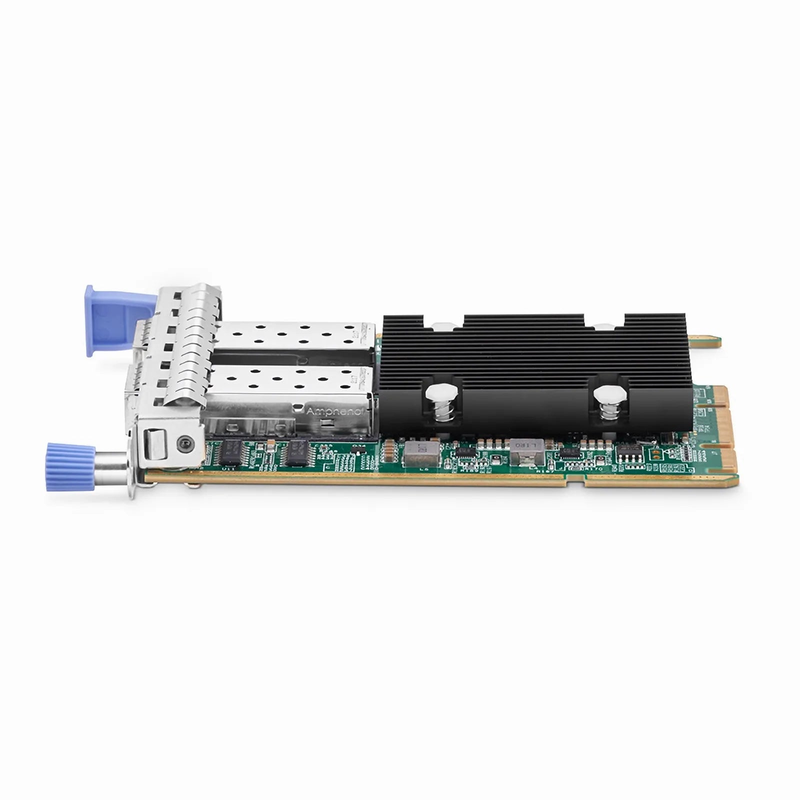 FyberOptix Intel E810-XXVAM2 Based Ethernet Network Interface Card, 25G Dual-Port SFP28, OCP 3.0, PCIe 4.0 x 8 , Comparable to Intel E810-XXVDA2 OCP 3.0, Thumbscrew (Pull-tab) Bracket