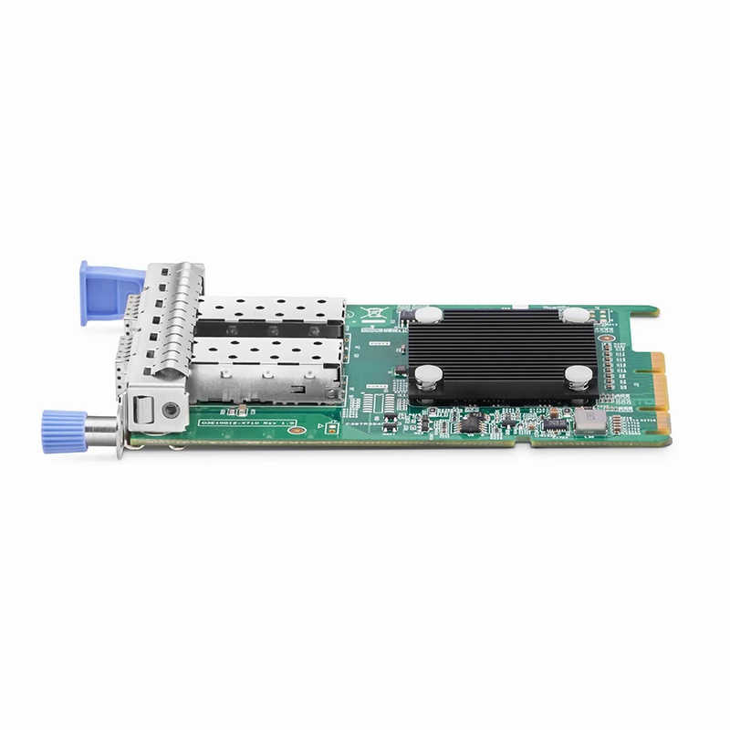 FyberOptix Intel X710-BM2 Based Ethernet Network Interface Card, 10G Dual-Port SFP+, OCP 3.0, PCIe 3.0 x 8, Comparable to Intel X710-DA2 OCP 3.0, Thumbscrew (Pull-tab) Bracket