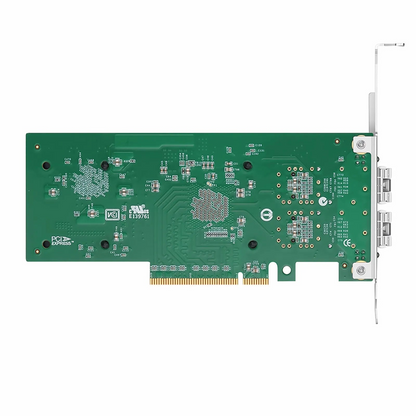 FyberOptix Intel E810-XXVAM2 Based Ethernet Network Interface Card, 25G Dual-Port SFP28, PCIe 4.0 x 8, Comparable to Intel E810-XXVDA2, Full Height&Low Profile