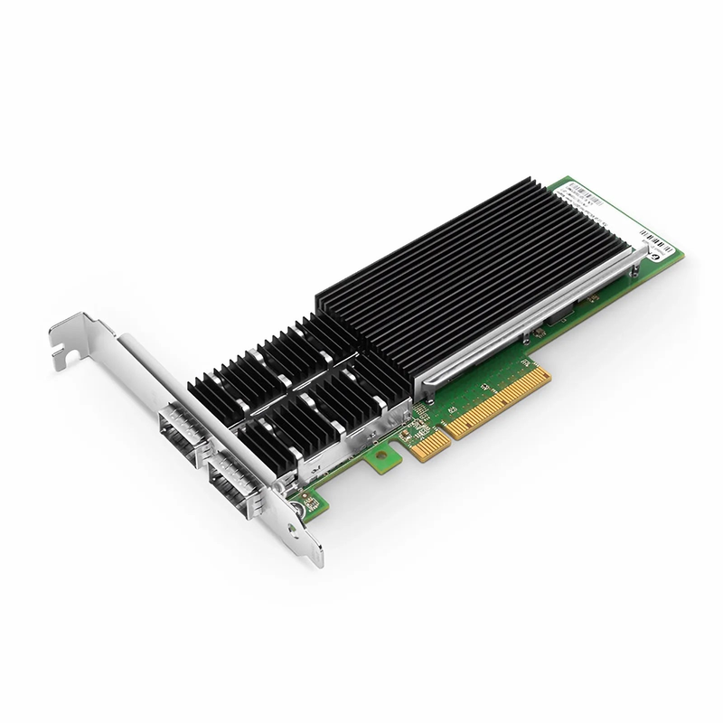 FyberOptix Intel XL710-BM2 Based Ethernet Network Interface Card, 40G Dual-Port QSFP+, PCIe 3.0 x 8, Comparable to Intel XL710-QDA2, Full Height&Low Profile