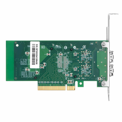 FyberOptix Intel 82599ES Based Ethernet Network Interface Card, 10G Dual-Port SFP+, PCIe 2.0 x8, Comparable to Intel X520-DA2, Full Height&Low Profile
