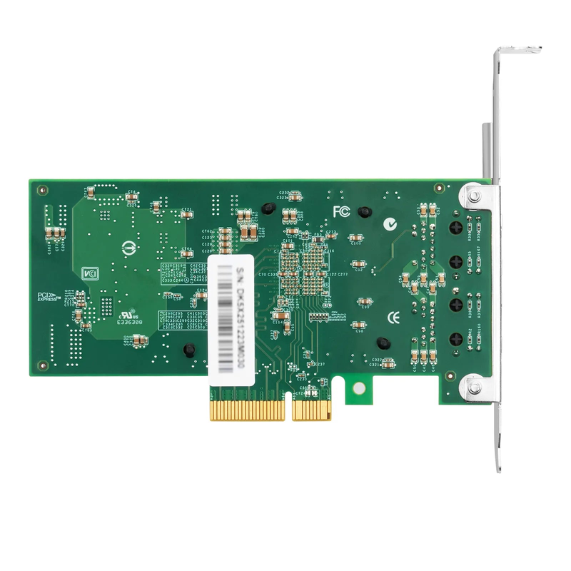 FyberOptix Intel X550-AT2 Based Ethernet Network Interface Card, 10GBase-T Dual-Port, PCIe 3.0 x 4, Comparable to Intel X550-T2, Full Height&Low Profile