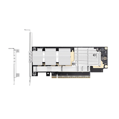 FyberOptix NVIDIA Mellanox MCX75310AAS-NEAT ConnectXA®-7 InfiniBand & Ethernet Adapter Card 400GbE/NDR, Single-Port OSFP, PCIe 5.0 x16, Secure Boot, Tall&Short Bracket
