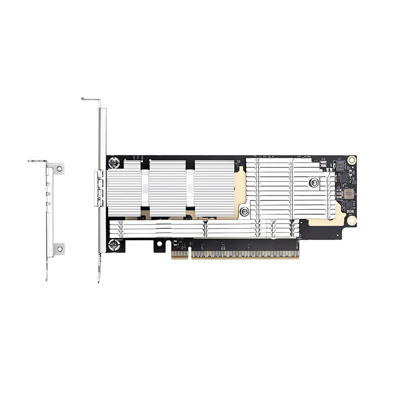 FyberOptix NVIDIA Mellanox MCX75310AAS-NEAT ConnectXÂ®-7 InfiniBand & Ethernet Adapter Card 400GbE/NDR, Single-Port OSFP, PCIe 5.0 x16, Secure Boot, Tall&Short Bracket