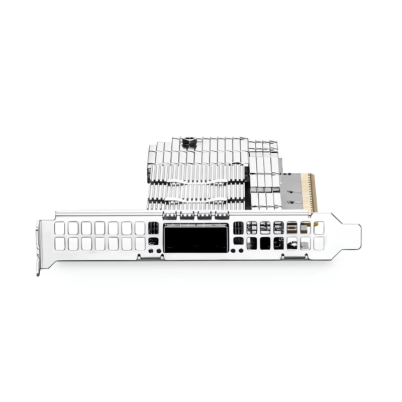 FyberOptix NVIDIA Mellanox MCX75310AAS-NEAT ConnectXÂ®-7 InfiniBand & Ethernet Adapter Card 400GbE/NDR, Single-Port OSFP, PCIe 5.0 x16, Secure Boot, Tall&Short Bracket
