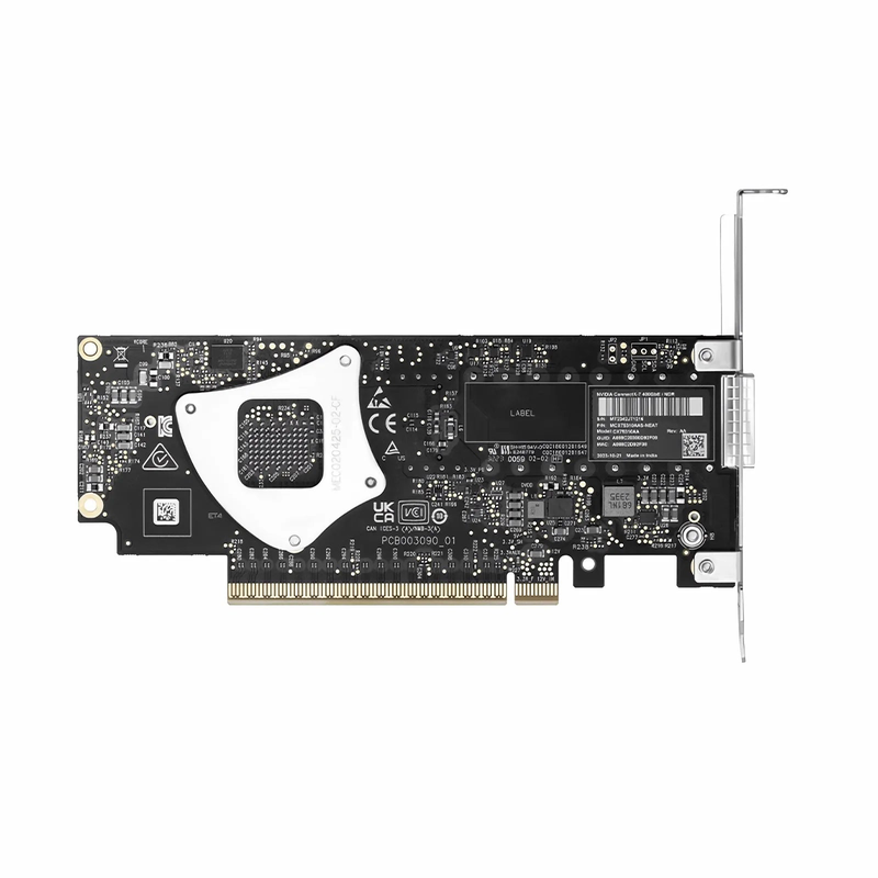 FyberOptix NVIDIA Mellanox MCX75310AAS-NEAT ConnectXÂ®-7 InfiniBand & Ethernet Adapter Card 400GbE/NDR, Single-Port OSFP, PCIe 5.0 x16, Secure Boot, Tall&Short Bracket