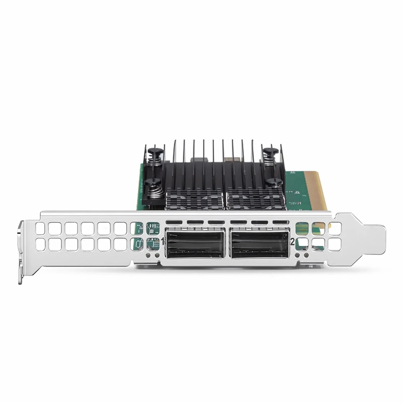 FyberOptix NVIDIA Mellanox MCX623106AN-CDAT ConnectXA®-6 Dx EN Network Interface Card, 100GbE Dual-Port QSFP56, PCIe4.0 x 16, Tall&Short Bracket