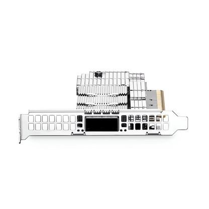FyberOptix NVIDIA Mellanox MCX75310AAS-NEAT ConnectXA®-7 InfiniBand & Ethernet Adapter Card 400GbE/NDR, Single-Port OSFP, PCIe 5.0 x16, Secure Boot, Tall&Short Bracket