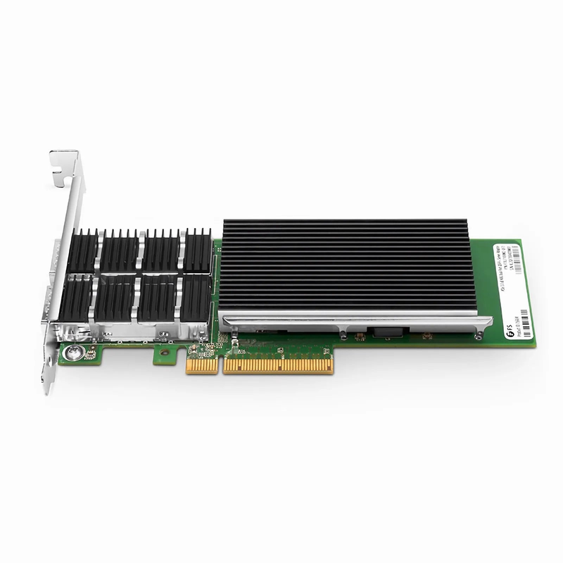 FyberOptix Intel XL710-BM2 Based Ethernet Network Interface Card, 40G Dual-Port QSFP+, PCIe 3.0 x 8, Comparable to Intel XL710-QDA2, Full Height&Low Profile