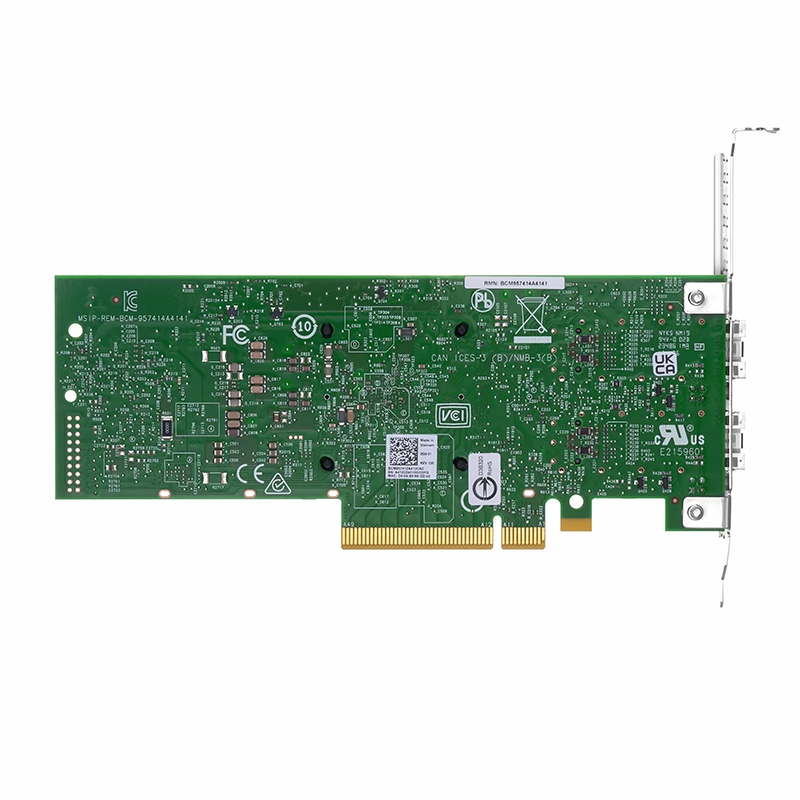 FyberOptix BroadcomÂ® BCM957412A4120AC Ethernet Network Interface Card, P210P 10GbE Dual-port SFP+, PCIe 3.0 x8, Standard & Low Profile