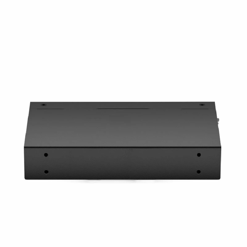 FyberOptix Managed 1x 100M/1G/2.5G/5G/10GBase-T RJ45 to 1x 10GBase-X SFP+ 10Gigabit Ethernet Media Converter, American Plug Standard