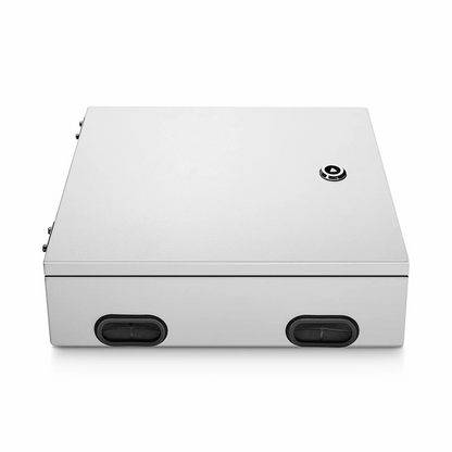 FyberOptix 24 Fibers Optic Distribution Box, SC A/U and LC, Steel, Wall Mount, Indoor