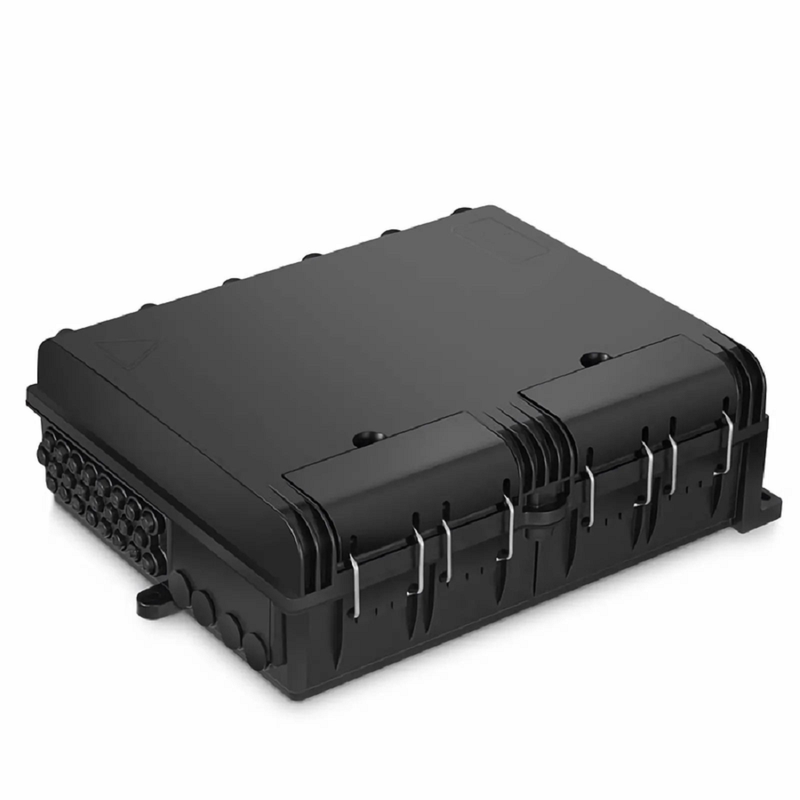 FyberOptix 24 Fibers Optic Distribution Box, SC A/U and LC A/U, Plastic, Wall/Pole Mount, Indoor and Outdoor
