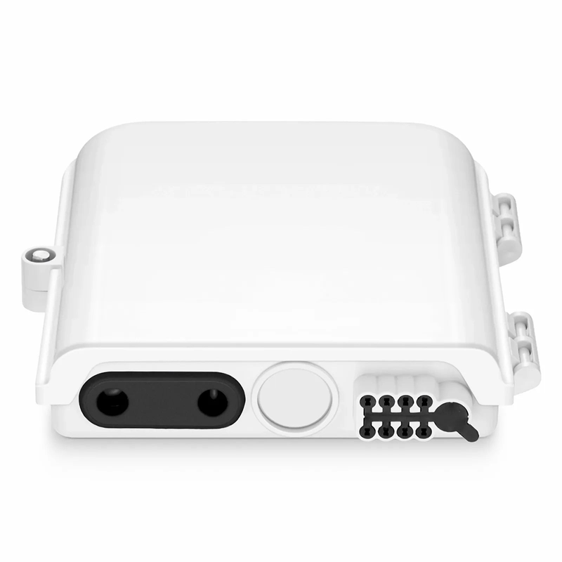FyberOptix 8-fiber Optic Terminal Box, SC Simplex/LC Duplex, IP55, Wall/Pole Mount, Indoor and Outdoor