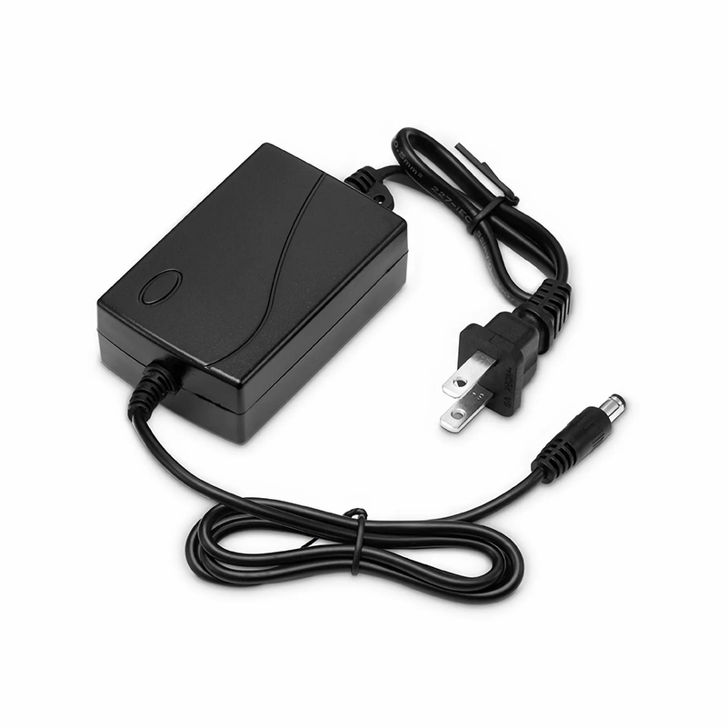 FyberOptix Mini Unmanaged 1x 10/100/1000Base-T RJ45 to 1x 100/1000Base-X Single Mode ST 1310nm 10km Gigabit Ethernet Media Converter, American Plug Standard