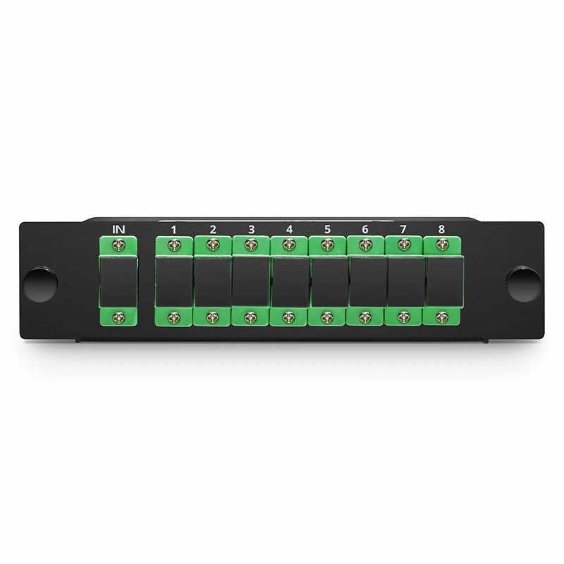 FyberOptix 1 x 8 PLC Fiber Splitter, Standard LGX Cassette, SC/APC, Singlemode