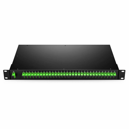 FyberOptix 1 x 32 PLC Fiber Splitter, 1U 19" Rack Mount, SC/APC, Singlemode