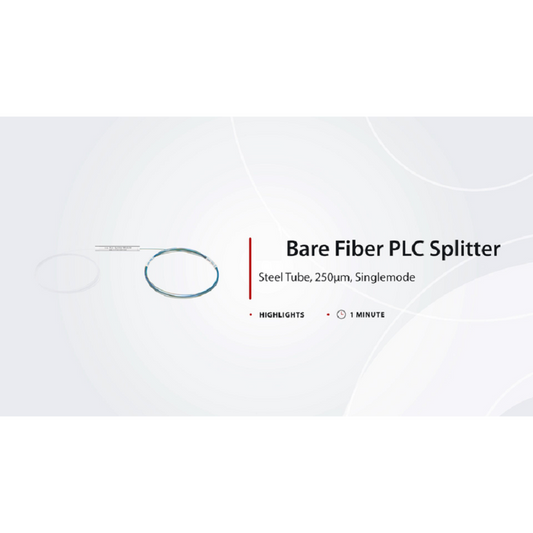 FyberOptix 1 x 6 PLC Fiber Splitter, Mini Module, 900ÃŽÂ¼m, SC/APC, Singlemode