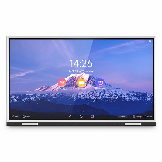 FyberOptix IWB-5365-S Interactive White Board with 4K UHD Anti-glare Display & 2 Pens, Support OTA Remote Upgrade & Screen Sharing, 65-Inch