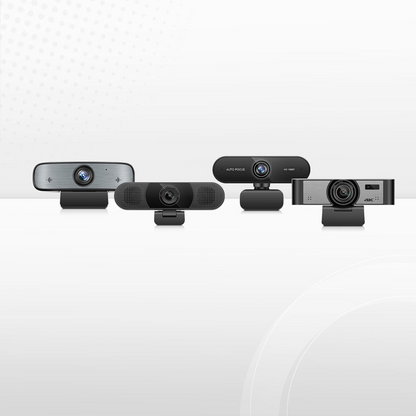 FyberOptix FC270-4K Ultra HD 4K Webcam for Video Calling and Conference, with 2 Microphones &  110 A° Wide Angle, USB Plug and Play