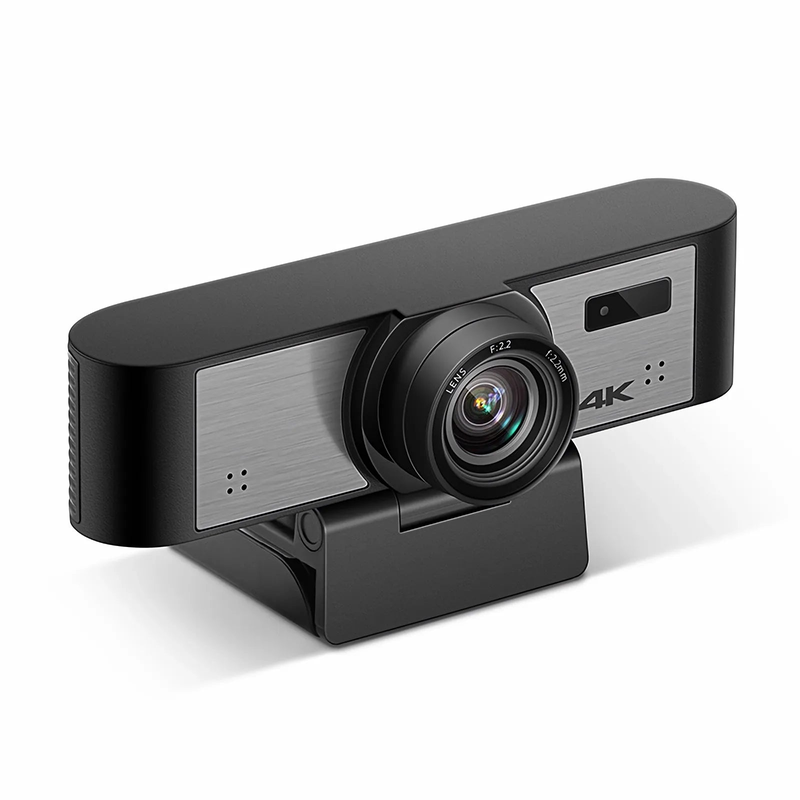 FyberOptix FC270-4K Ultra HD 4K Webcam for Video Calling and Conference, with 2 Microphones &  110 Â° Wide Angle, USB Plug and Play