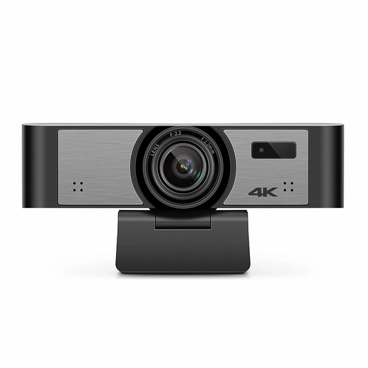 FyberOptix FC270-4K Ultra HD 4K Webcam for Video Calling and Conference, with 2 Microphones &  110 Â° Wide Angle, USB Plug and Play