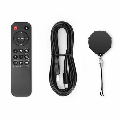 FyberOptix FC270-4K Ultra HD 4K Webcam for Video Calling and Conference, with 2 Microphones &  110 A° Wide Angle, USB Plug and Play