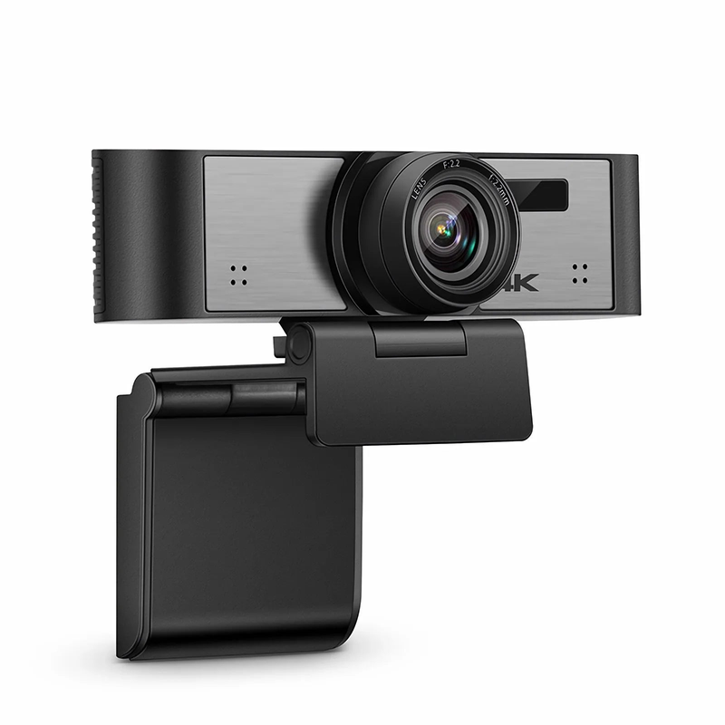 FyberOptix FC270-4K Ultra HD 4K Webcam for Video Calling and Conference, with 2 Microphones &  110 Â° Wide Angle, USB Plug and Play
