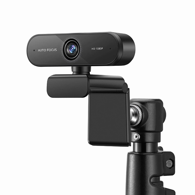 FyberOptix FC270 Full HD 1080p Webcam for Personal Video Calling and Conference, with 2 Microphones, USB Plug and Play