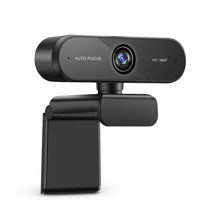 FyberOptix FC270 Full HD 1080p Webcam for Personal Video Calling and Conference, with 2 Microphones, USB Plug and Play