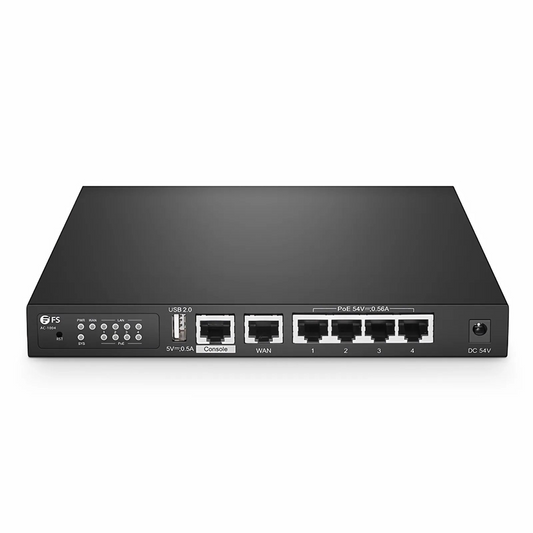 FyberOptix AC-1004, 802.11ax Wireless LAN Controller with 5 Gigabit Ethernet Ports, Seamless Wi-Fi Roaming, Manage up to 64 Wi-Fi 6 APs