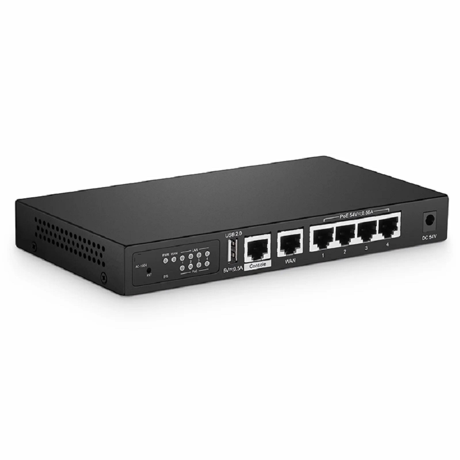 FyberOptix AC-1004, 802.11ax Wireless LAN Controller with 5 Gigabit Ethernet Ports, Seamless Wi-Fi Roaming, Manage up to 64 Wi-Fi 6 APs