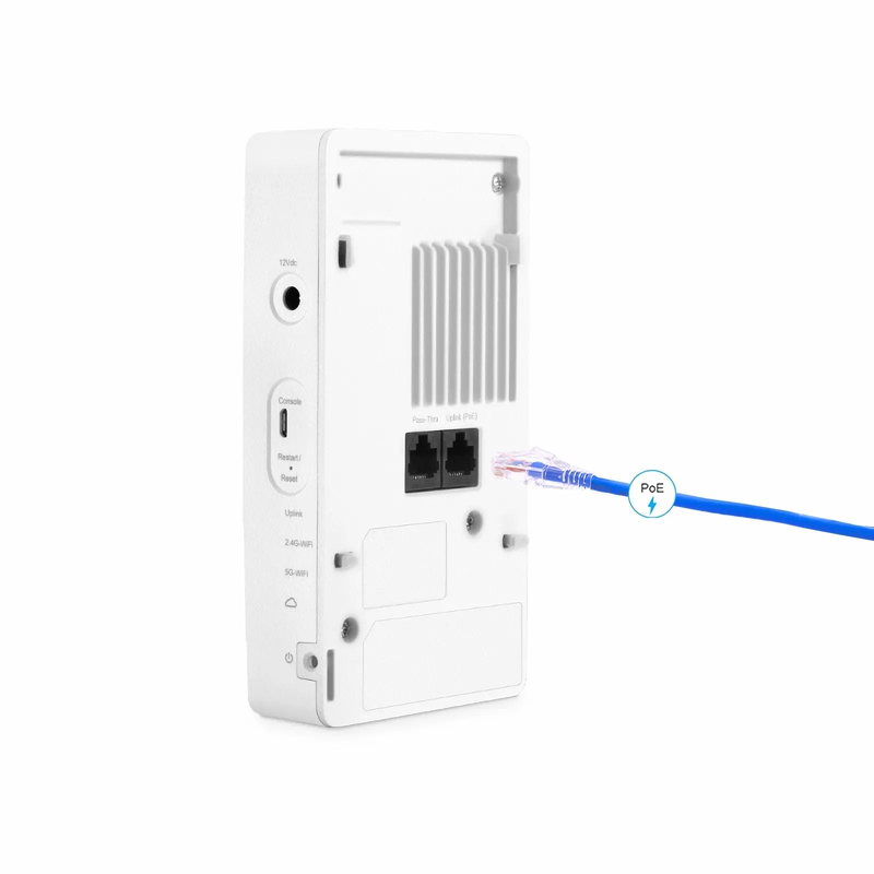 FyberOptix AP-N506H, Wi-Fi 6 802.11ax 3000 Mbps Indoor Access Point, Seamless Roaming & 2 x 2 MU-MIMO Dual Radios, PicOSÂ®, Manageable via AmpCon-Campus (Without PoE Injector)