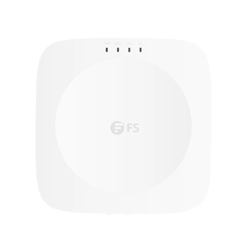 FyberOptix AP-N506, Wi-Fi 6 802.11ax 1800 Mbps Indoor Access Point, Seamless Roaming & 2 x 2 MU-MIMO Dual Radios, PicOSÂ®, Manageable via AmpCon-Campus (Without PoE Injector)