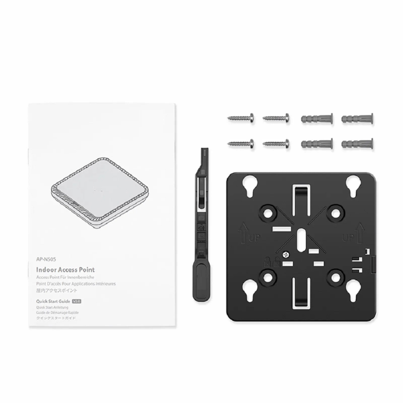 FyberOptix AP-N505, Cloud Managed Wi-Fi 6 802.11ax 3000 Mbps Indoor Access Point, Seamless Roaming & 2 Ã— 2 MU-MIMO Dual Radios, Manageable via Airware, Controller or Standalone (Without PoE Injector)