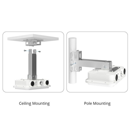 FyberOptix AP-T565, Cloud Managed Wi-Fi 6 802.11ax 2400 Mbps Outdoor Access Point, Seamless Roaming & 2 x 2 MU-MIMO Dual Radios, Built-in Omni-Directional Antenna, Manageable via Airware, Controller or Standalone (Without PoE Injector)