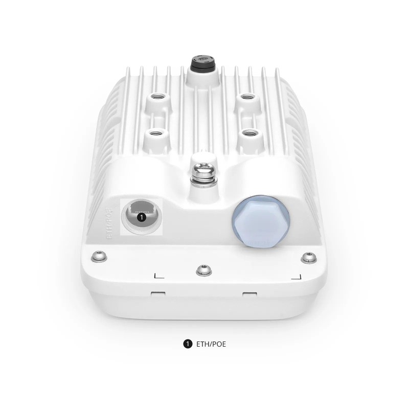 FyberOptix AP-T566D, Wi-Fi 6 802.11ax 1800 Mbps Outdoor Access Point, Seamless Roaming & 2 x 2 MU-MIMO Dual Radios, PicOSÂ®, Manageable via AmpCon-Campus (Without PoE Injector)