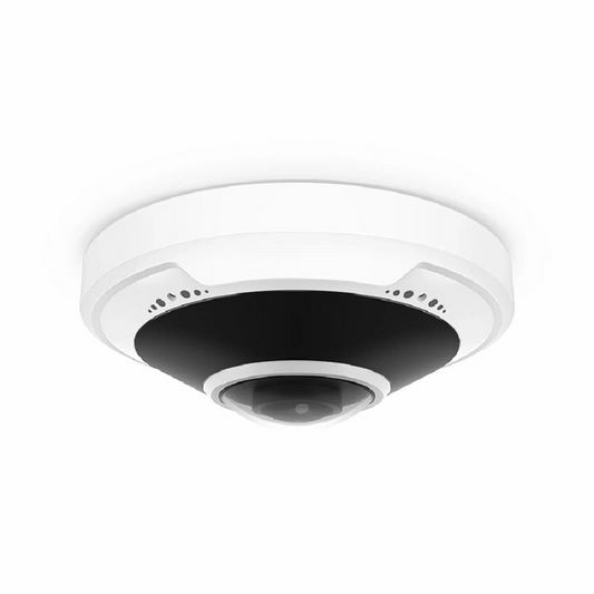 FyberOptix IPC301-5M-F Fisheye Camera, Fixed 5MP with Build-in Mic, 33ft Night Vision, IP66 & IK10 360Â° Panoramic PoE Network Camera with 1.4mm Lens