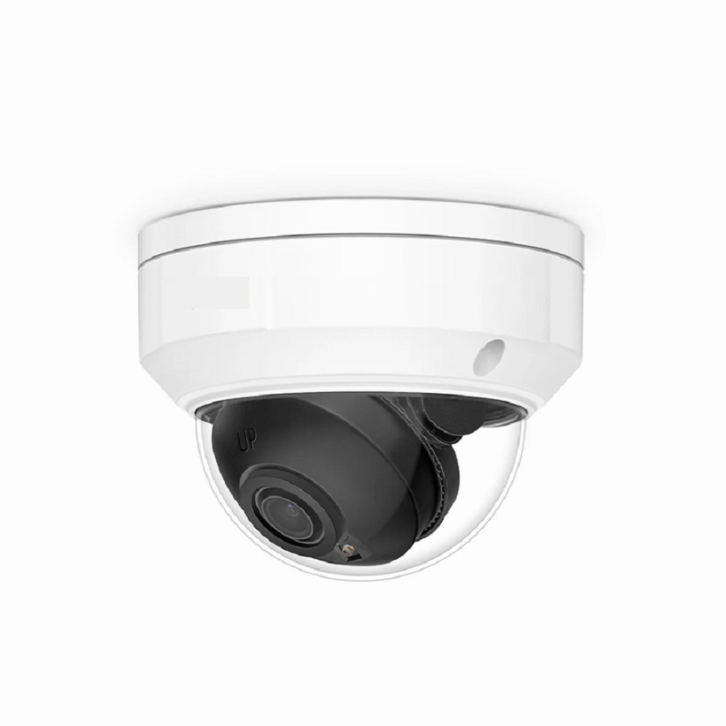FyberOptix IPC301-5M-D Dome Camera, with 4.0mm Fixed Lens, 5MP Resolution, 98ft Night Vision, Smart Intrusion Prevention, IP67 & IK10 PoE Network Camera