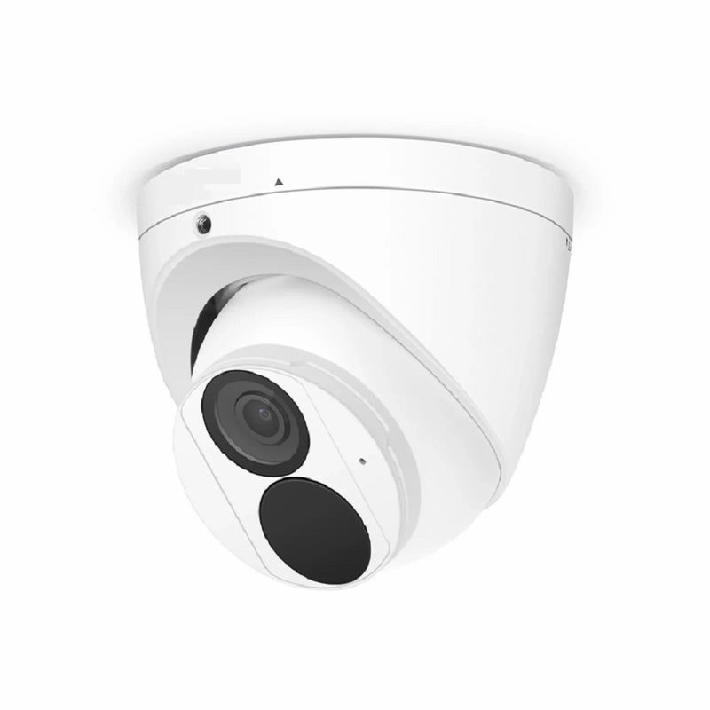FyberOptix IPC301-5M-T Turret Camera, with 2.8mm Fixed Lens, 5MP Resolution, Built-in Mic, 98ft Night Vision, Smart Intrusion Prevention, IP67 PoE Network Camera