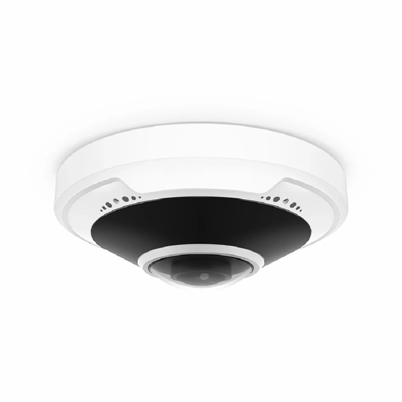 FyberOptix IPC301-5M-F Fisheye Camera, Fixed 5MP with Build-in Mic, 33ft Night Vision, IP66 & IK10 360Â° Panoramic PoE Network Camera with 1.4mm Lens