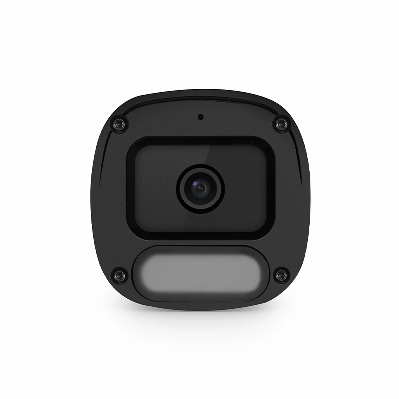 FyberOptix IPC201-FC-4M-B Bullet Camera, with Fixed 2.8mm Lens, 4MP Resolution, Built-in Mic, 98ft Color Night Vision, Smart Person/Vehicle Detection, IP67 PoE Network Camera