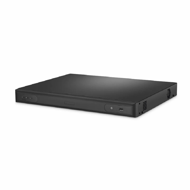 FyberOptix NVR204-32C, 32-Channel Network Video Recorder, Record 32CH 4K@30fps, Live View/Playback 2CH 4K@30fps, Supports up to 4x8TB Hard Drive (Not Included)