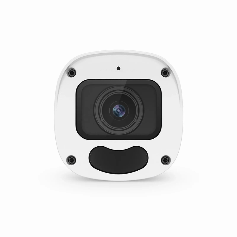FyberOptix IPC104-5M-B, Super HD 5MP Bullet Network Camera with Built-in Mic, 164ft Night Vision, IP67 Weatherproof, Smart Behavior Detection, PoE Network Camera with Varifocal 2.8-12mm Lens